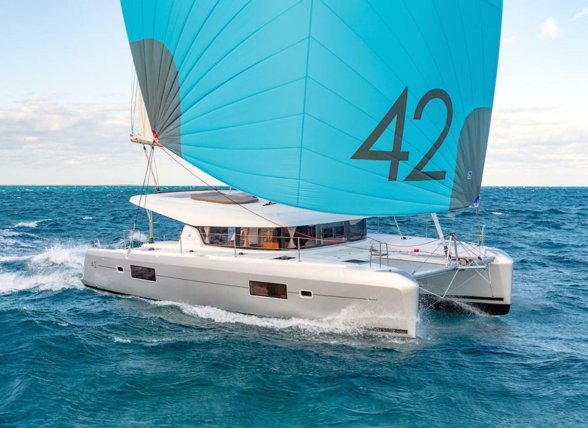 Luxury Catamaran Lagoon 42, Ac & Gn Сплит Экстерьер фото